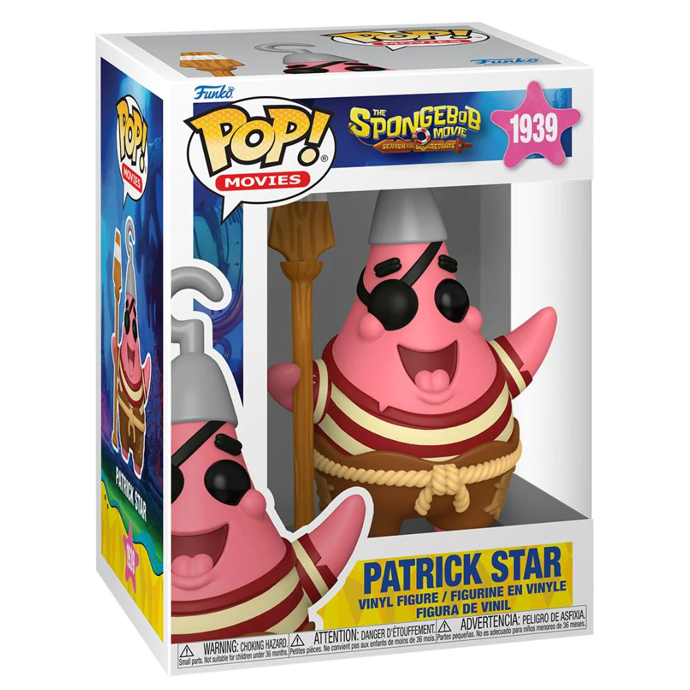 The SpongeBob Movie: Search for SquarePants (2025) - Patrick Star (Pirate) Pop! Vinyl - Image 2