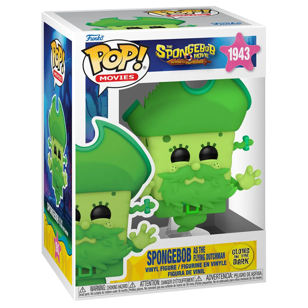 The SpongeBob Movie: Search for SquarePants (2025) - SpongeBob as the Flying Dutchman Glow in the Dark Pop! Vinyl - Image 3
