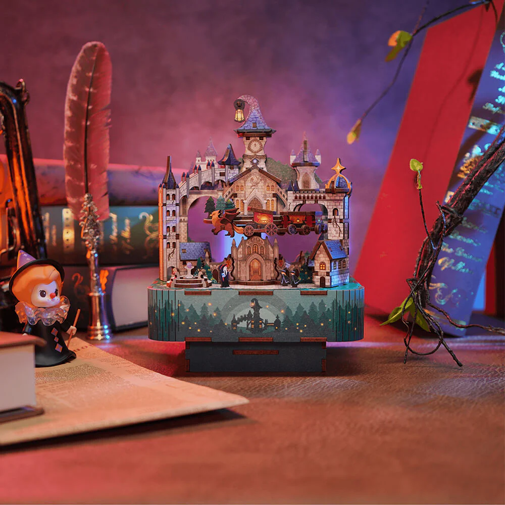 Tonecheer Magic Castle Wooden Model Kit - Image 2