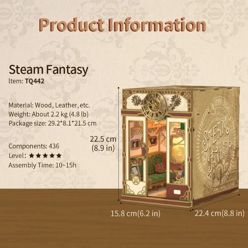 Tonecheer Steam Fantasy Train Cabin - Image 6