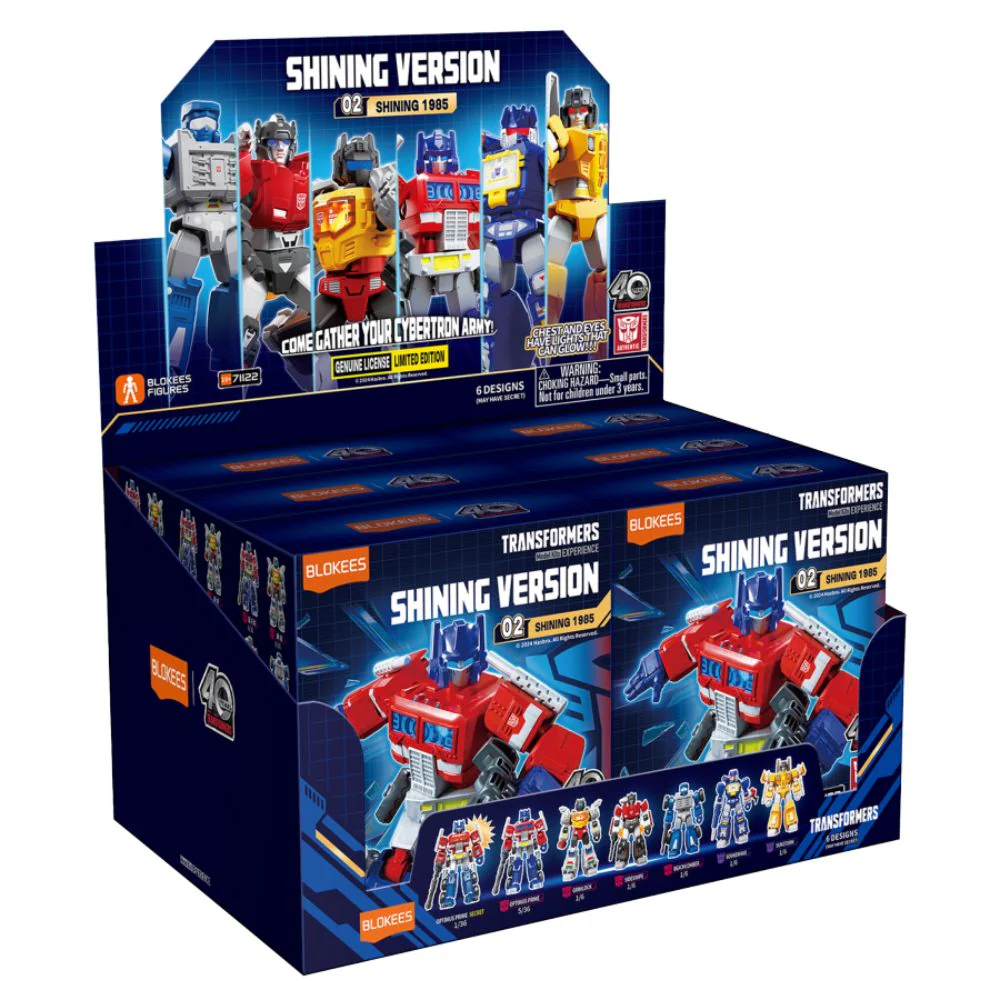 Blokees Figure - Transformers Shining Version 02 - Shining 1985 (Luminous Eyes & Chest) (Blind box) 1 Unit - Image 2