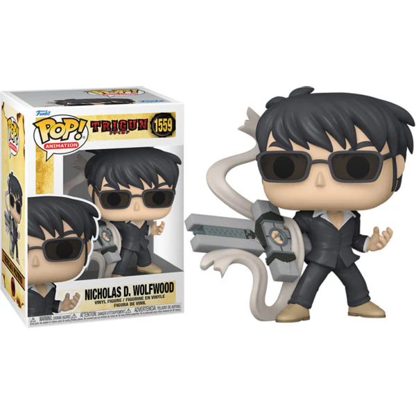 Trigun - Nicholas Wolfwood with Punisher Pop! Vinyl - Image 3
