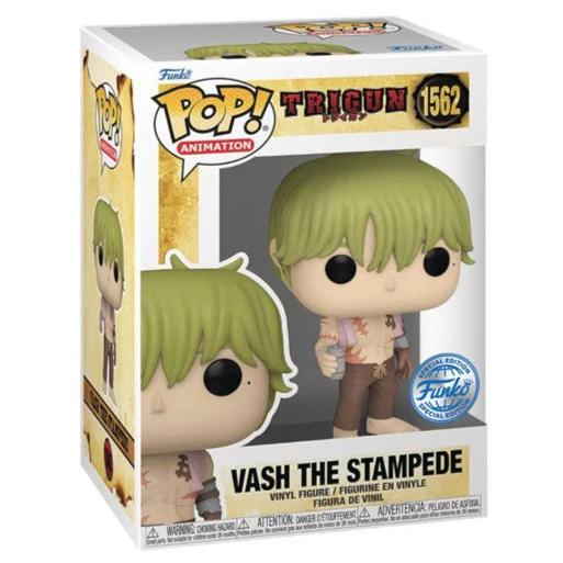 Trigun - Vash the Stampede (Shirtless) US Exclusive Pop! Vinyl - Image 2