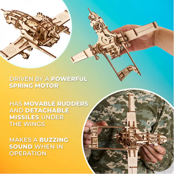 Ugears Bayraktar TB2 Combat Drone - Image 10