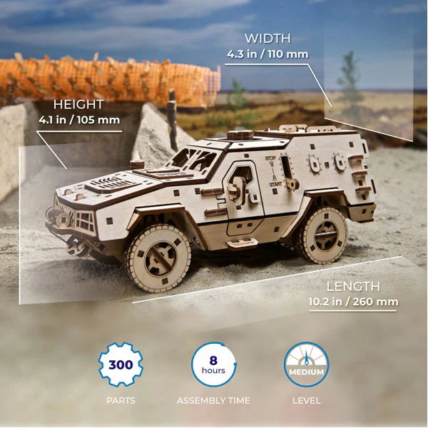 Ugears Dozor-B Combat Vehicle - Image 10