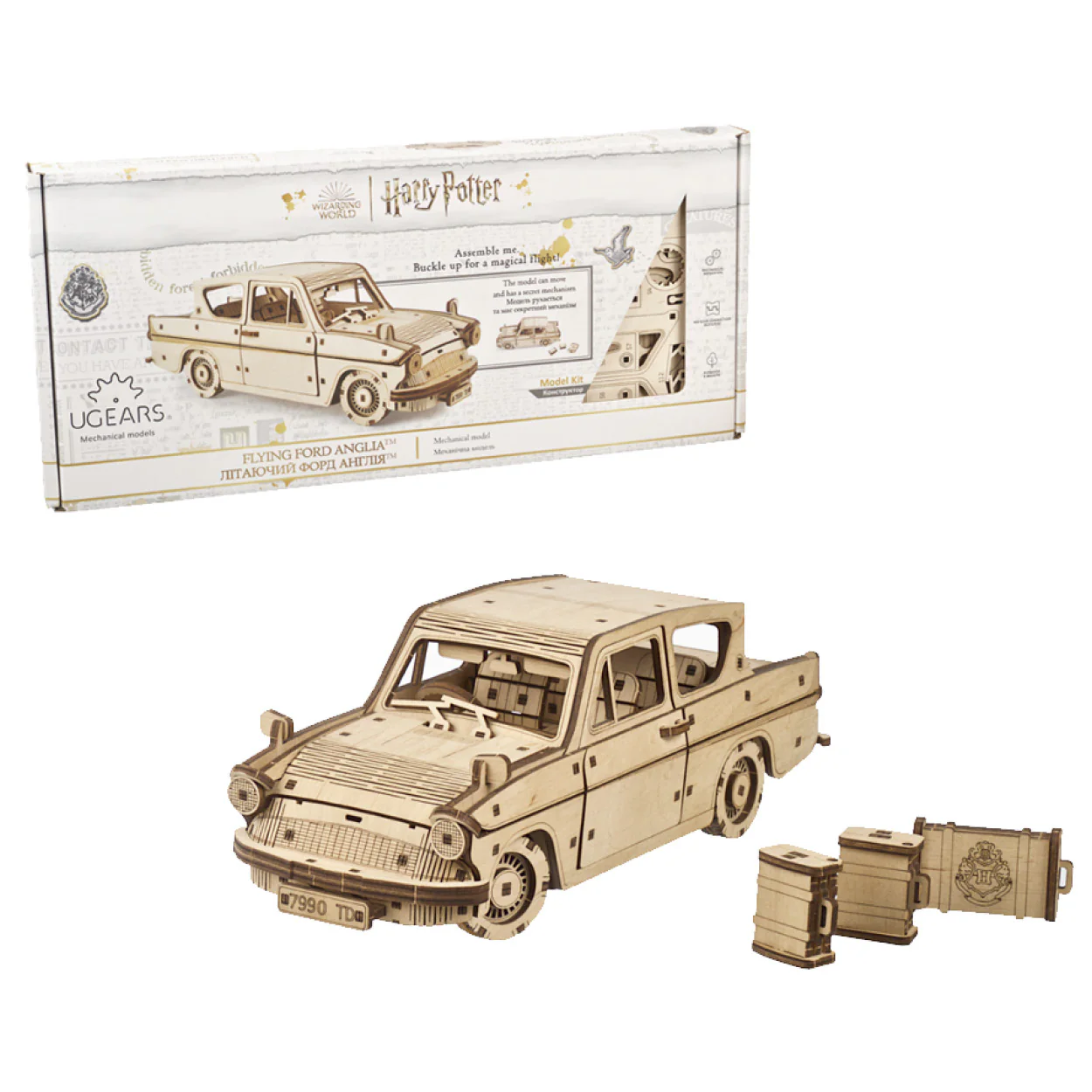 UGears Harry Potter Flying Ford Anglia - Image 12