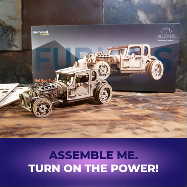 Ugears Hot Rod Furious Mouse - Image 10