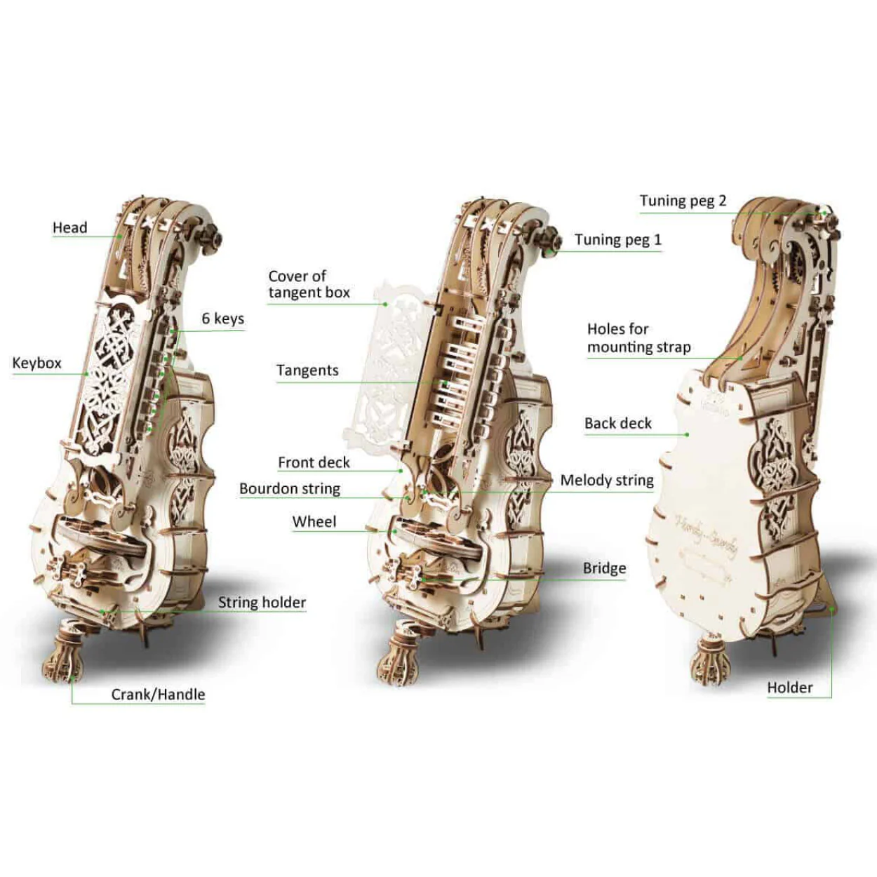UGears Hurdy Gurdy - Image 11