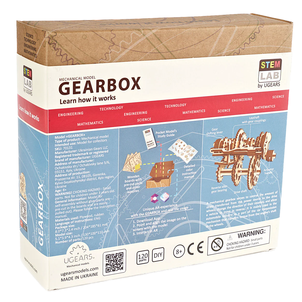 UGears Stem Lab Gearbox - Image 3