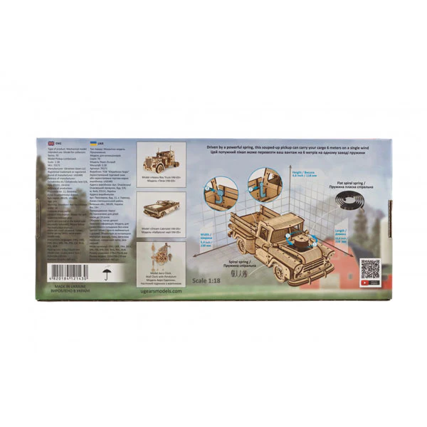 Ugears Pickup Lumberjack Truck - Image 11