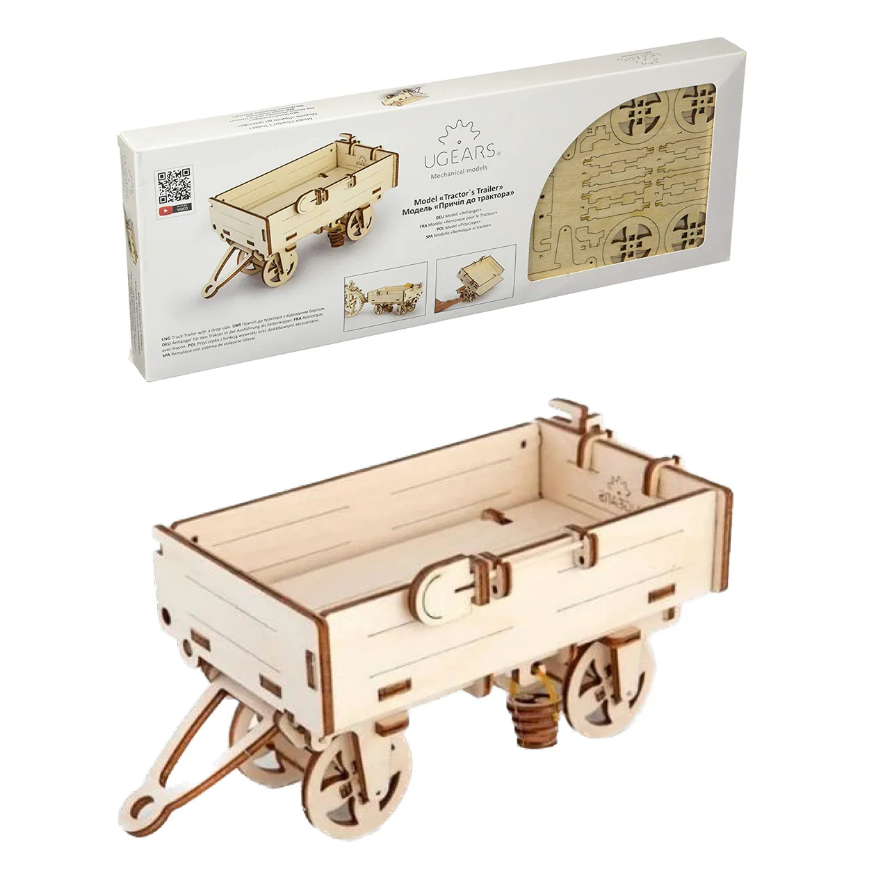 UGears Tractor’s Trailer - Image 8