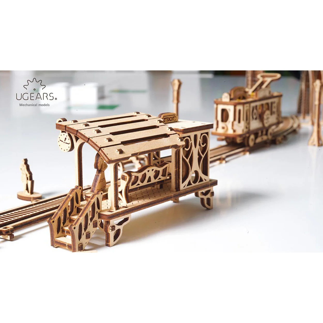 UGears Tram Line Model - Image 10