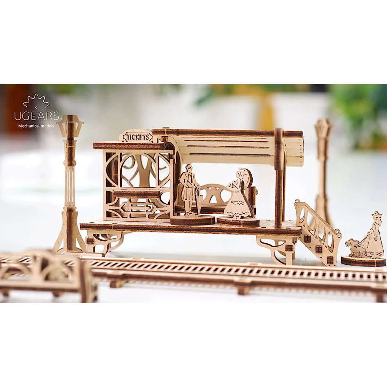 UGears Tram Line Model - Image 11