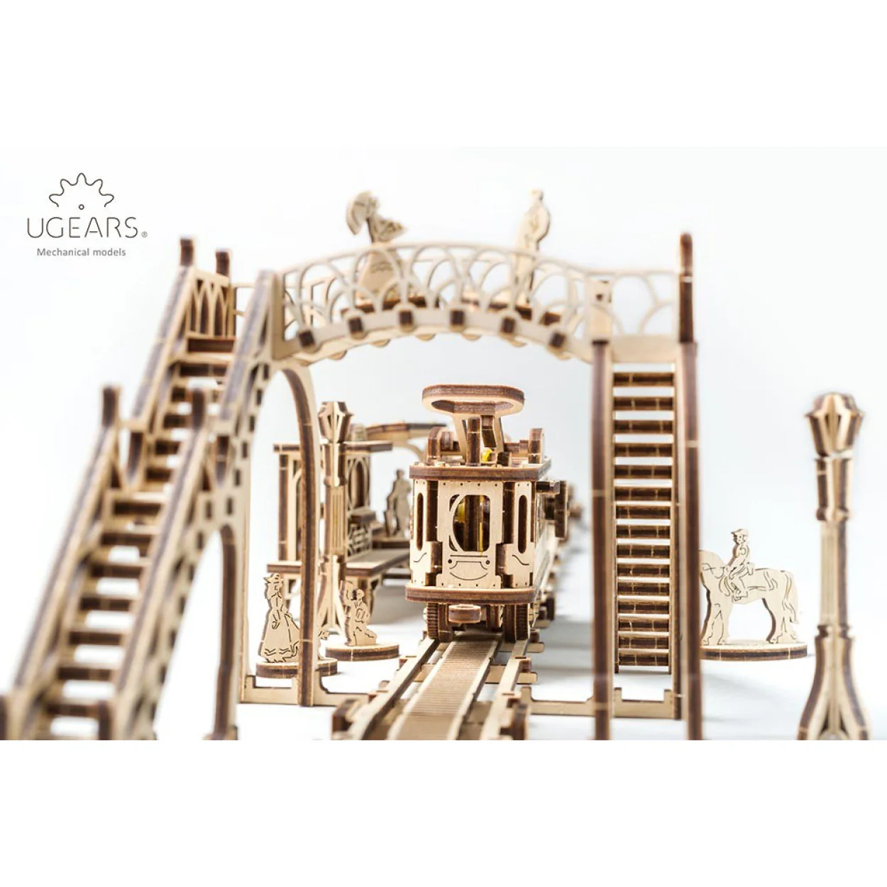 UGears Tram Line Model - Image 3