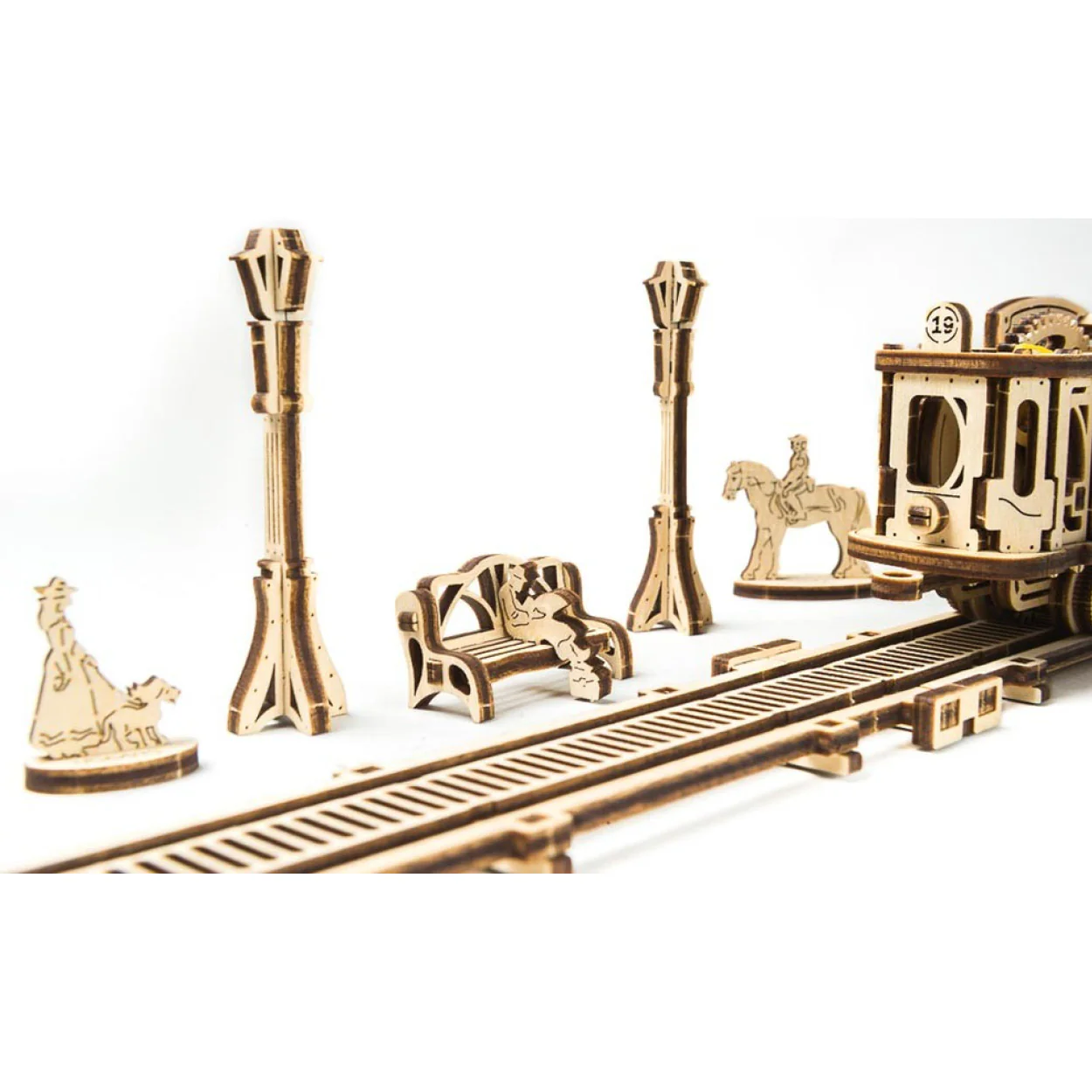 UGears Tram Line Model - Image 6