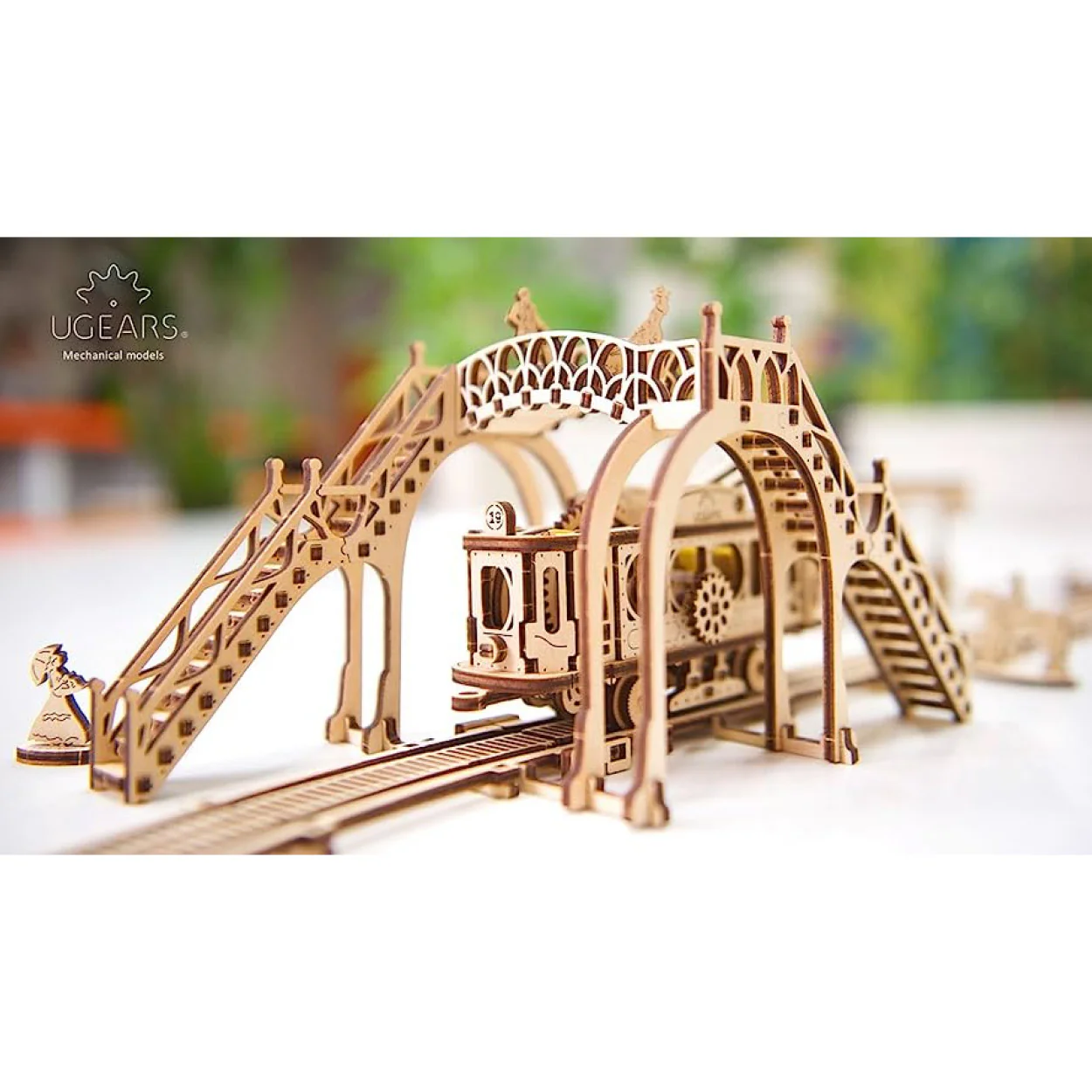 UGears Tram Line Model - Image 7