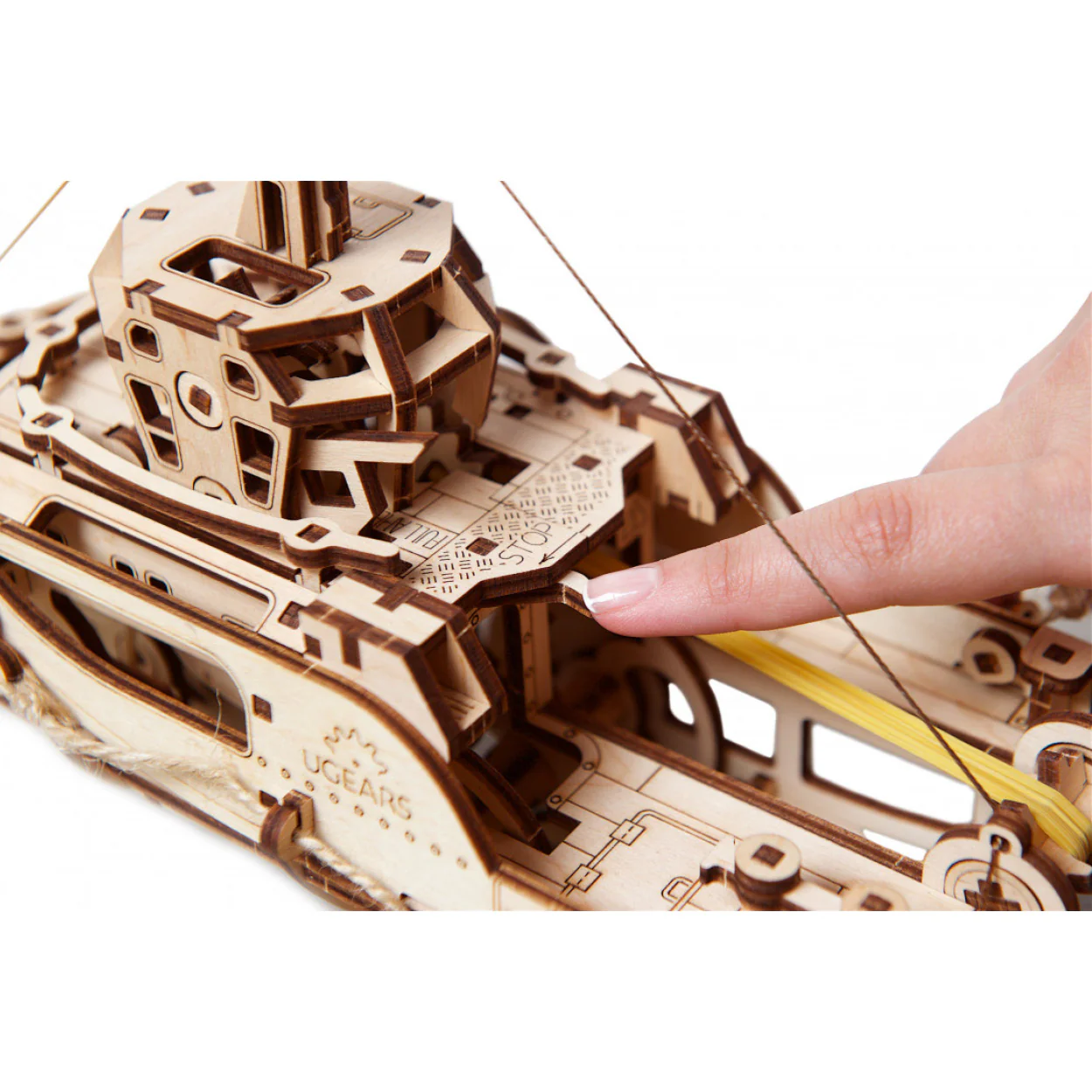 UGears Tugboat - Image 11