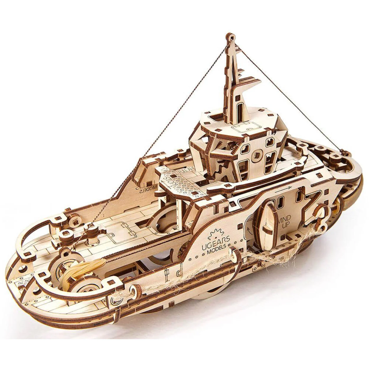 UGears Tugboat - Image 6