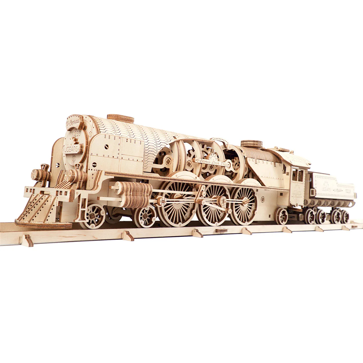 UGears V-Express Steam Train with Tender - Image 6