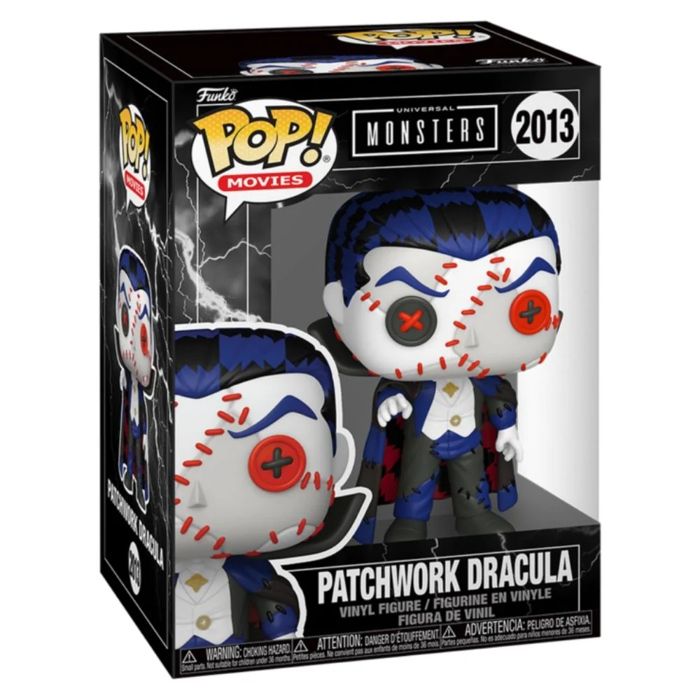 Universal Monsters - Patchwork Dracula Pop! Vinyl - Image 2