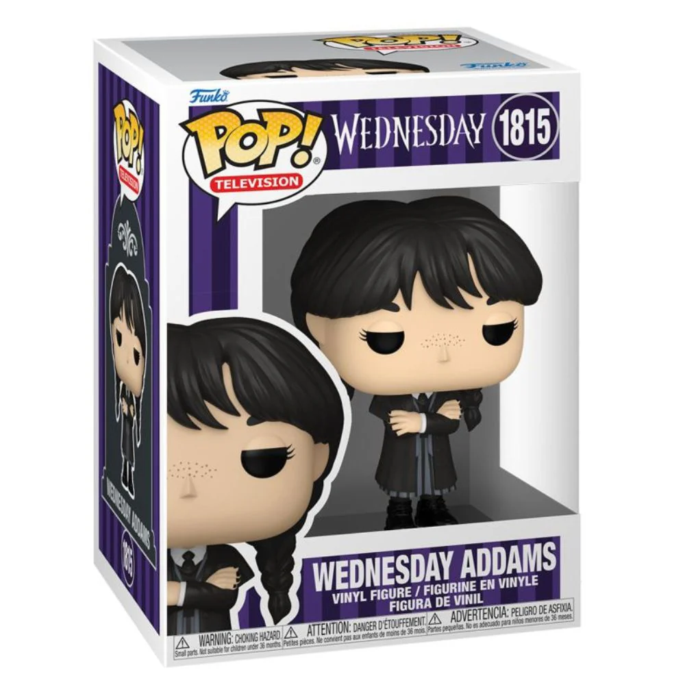 Wednesday (2022) - Wednesday Addams (Black Coat) (Season 2) Pop! Vinyl - Image 2