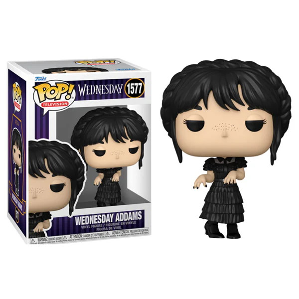 Wednesday (2022) - Wednesday Addams in Black Dress Pop! Vinyl - Image 3