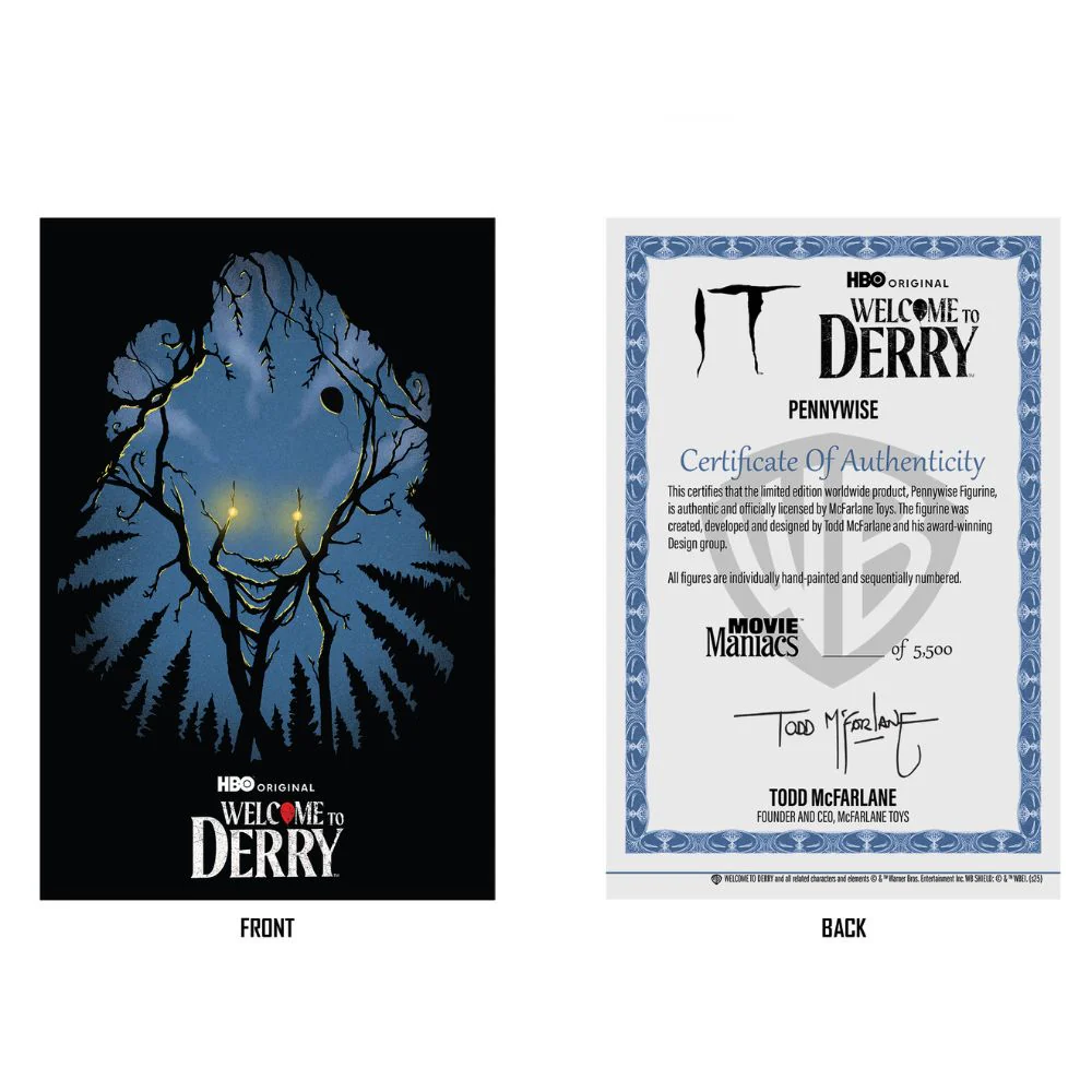 Welcome to Derry - Pennywise 6 Inch Movie Maniacs Figure - Image 10