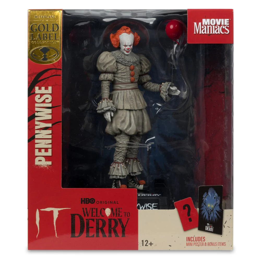 Welcome to Derry - Pennywise 6 Inch Movie Maniacs Figure - Image 7