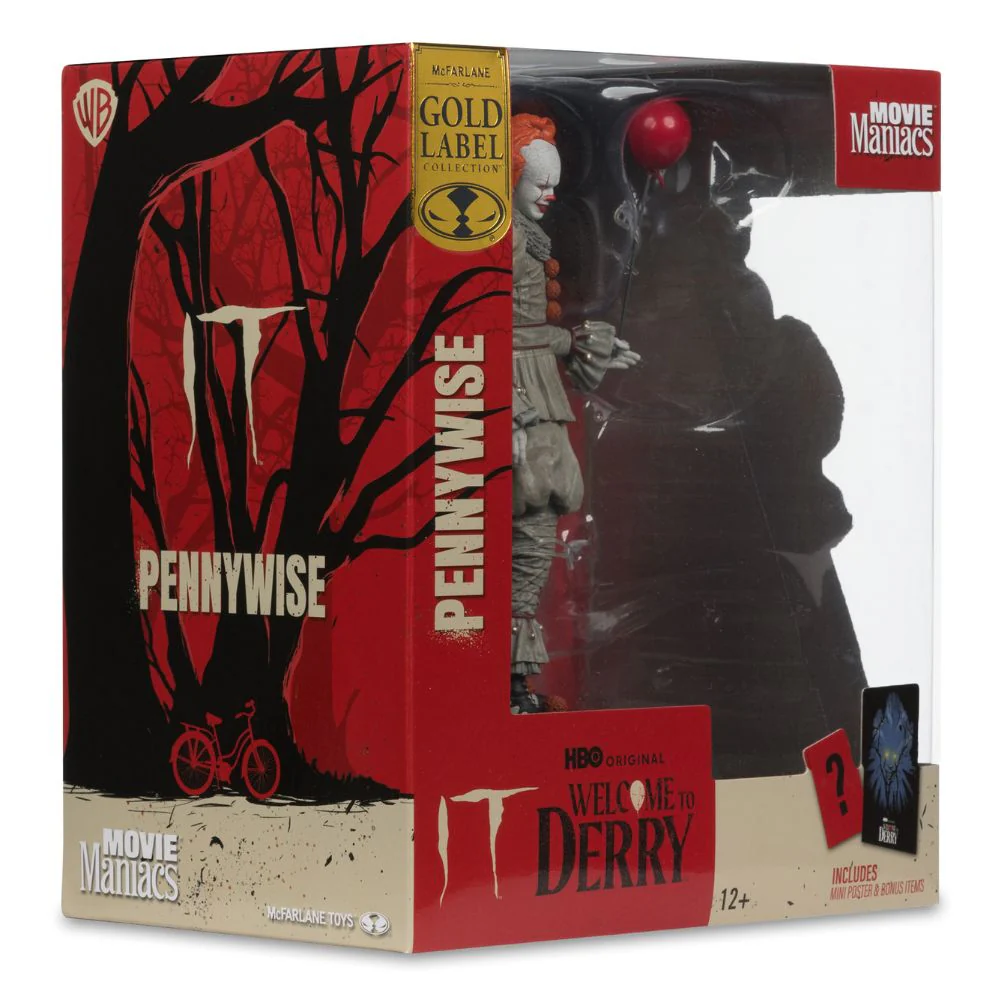 Welcome to Derry - Pennywise 6 Inch Movie Maniacs Figure - Image 8