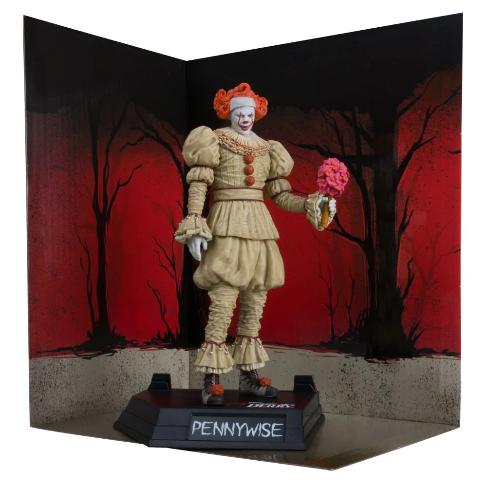 Welcome to Derry - Pennywise (Flashback) 6 Inch Movie Maniacs Figure - Image 2
