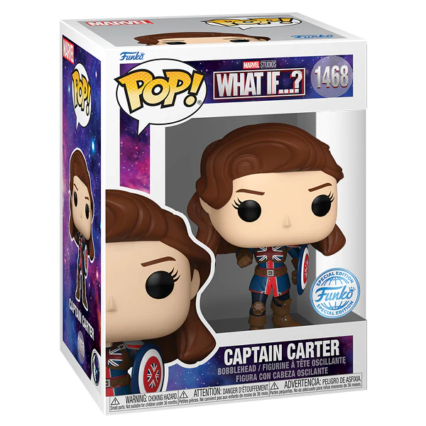 What If - Captain Carter (1602) US Exclusive Pop! Vinyl - Image 2