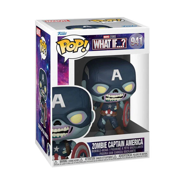 What If - Zombie Captain America Pop! Vinyl - Image 2