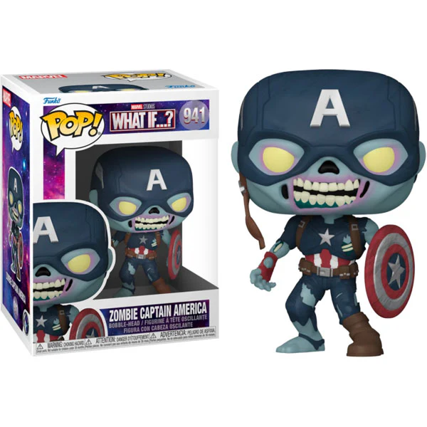 What If - Zombie Captain America Pop! Vinyl - Image 3