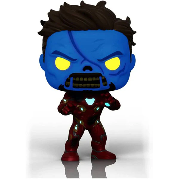 What If - Zombie Iron Man Glow US Exclusive Pop! Vinyl - Image 2