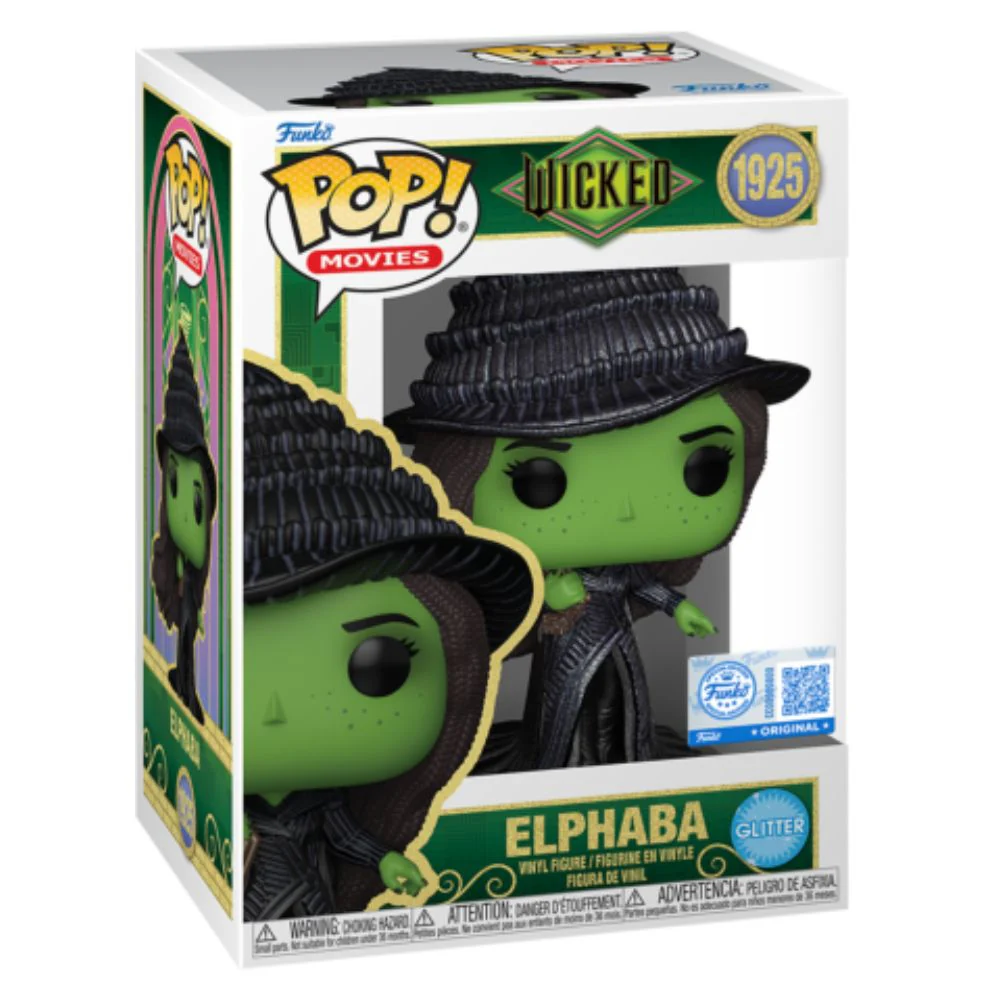 Wicked: For Good (2025) - Elphaba Diamond Glitter US Exclusive Pop! Vinyl - Image 2