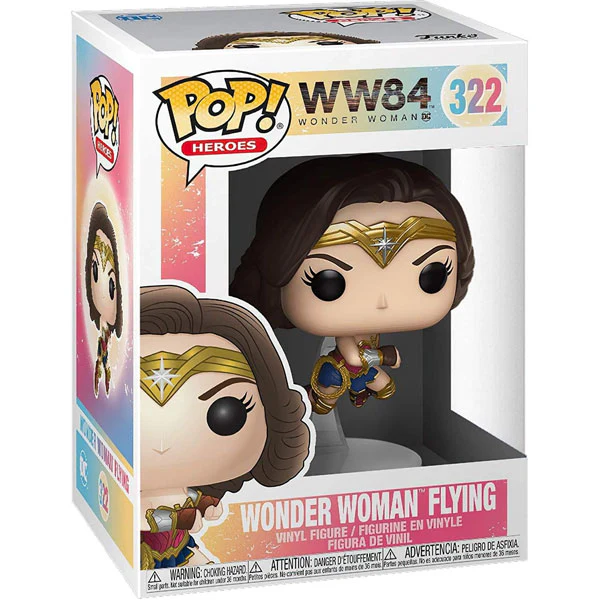 Wonder Woman: 1984 - Wonder Woman Flying Pop! Vinyl - Image 2