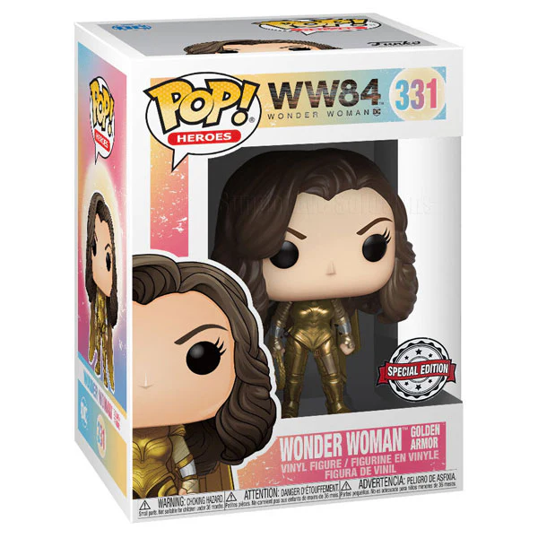 Wonder Woman: 1984 - Wonder Woman Gold No Wings US Exclusive Pop! Vinyl - Image 2