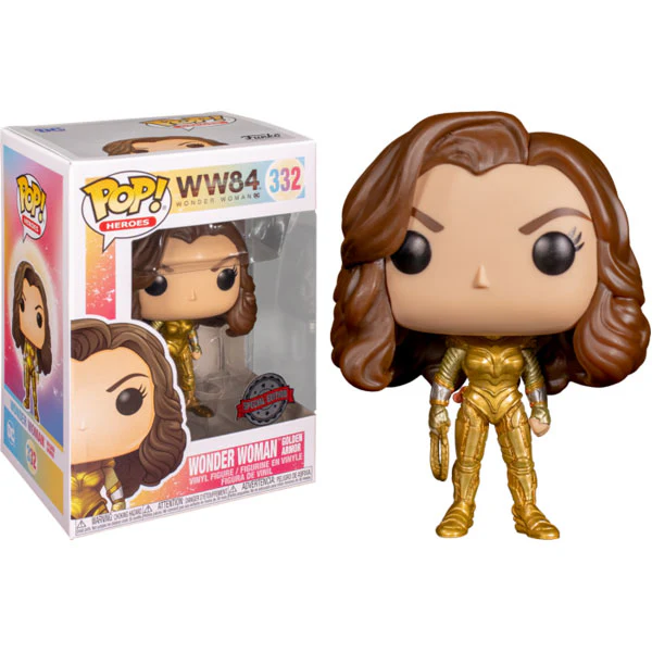 Wonder Woman: 1984 - Wonder Woman Gold No Wings US Exclusive Pop! Vinyl - Image 3