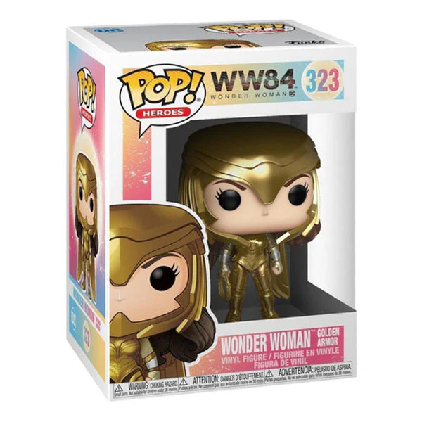 Wonder Woman: 1984 - Wonder Woman Gold Power Pose Pop! Vinyl - Image 2