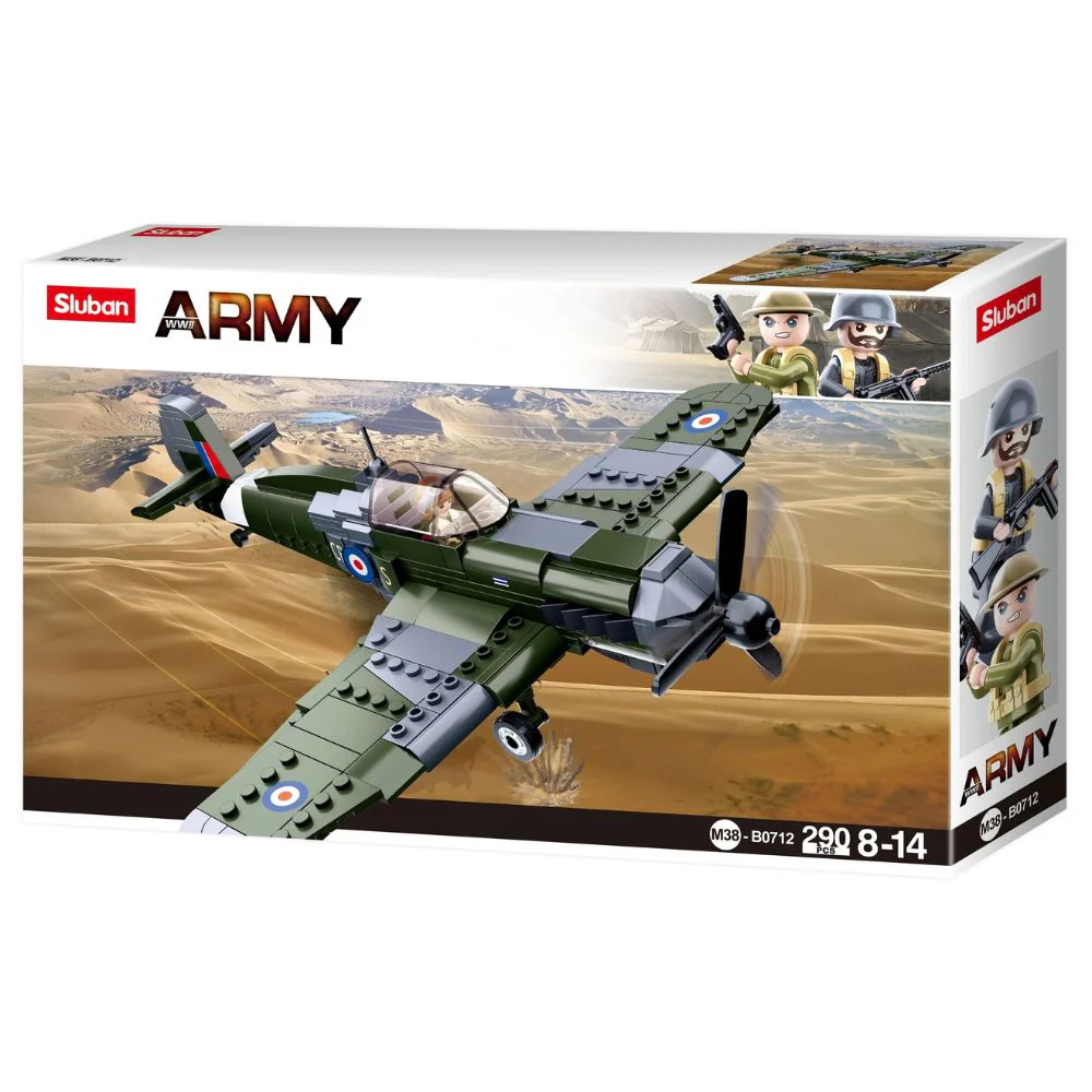 WW2 Spitfire Fighter 290 Pieces Ages 8+ C16