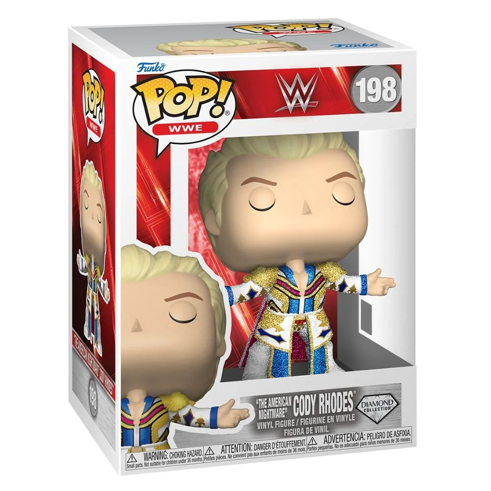 WWE - The American Nightmare Cody Rhodes Diamond Glitter Pop! Vinyl - Image 2