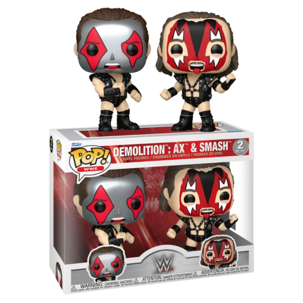 WWE - Demolition: Ax & Smash Metallic Pop! Vinyl 2 Pack
