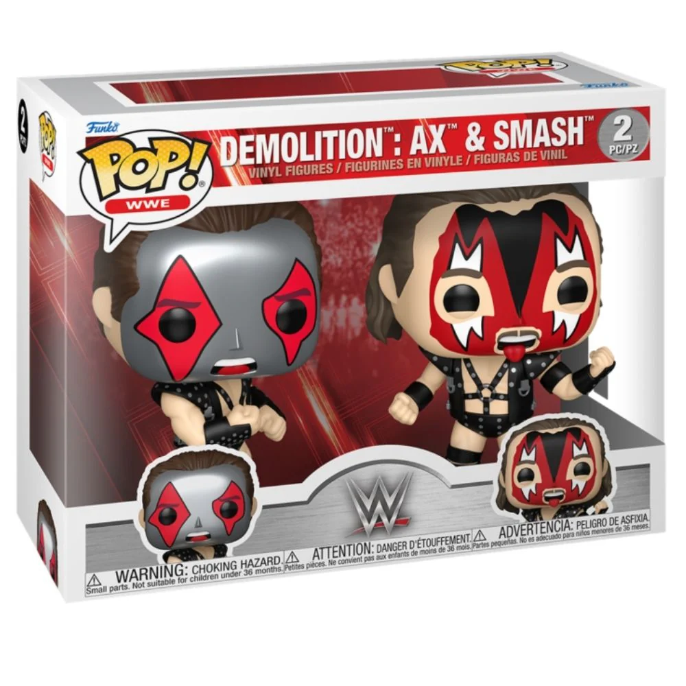 WWE - Demolition: Ax & Smash Metallic Pop! Vinyl 2 Pack - Image 2