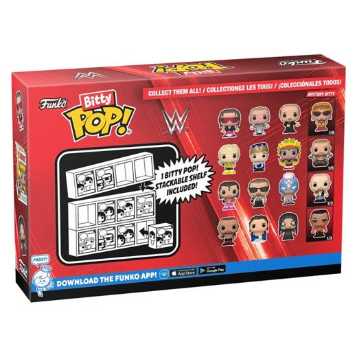 WWE - Dusty Rhodes Bitty Pop! 4-Pack - Image 4