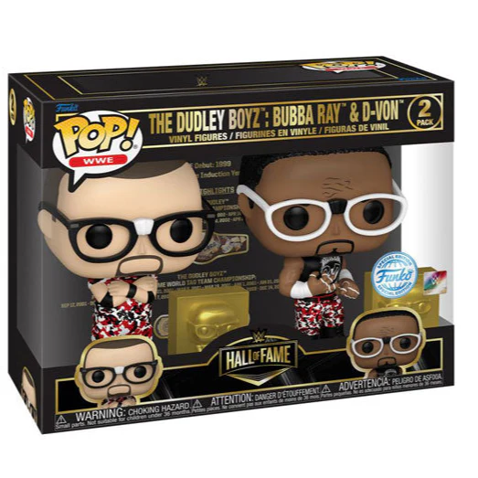 WWE: Hall of Fame - Dudley Boyz Red Camo Pop! 2 Pack - Image 2