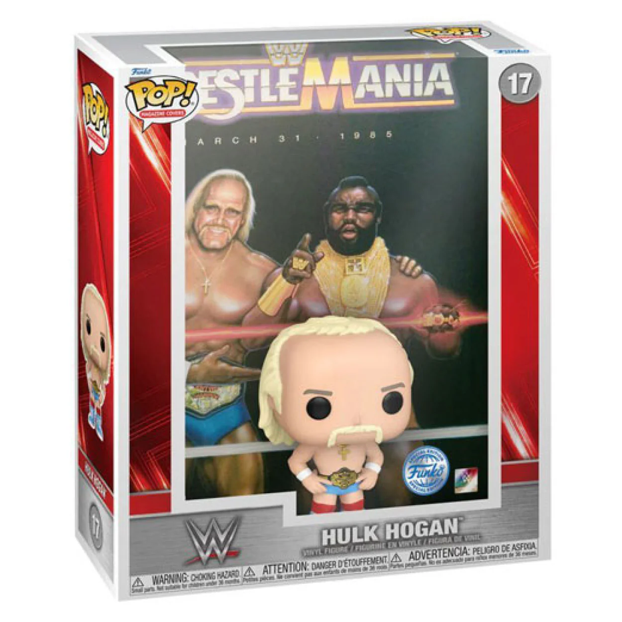 WWE - Hulk Hogan Wrestlemania Pop! Vinyl Cover