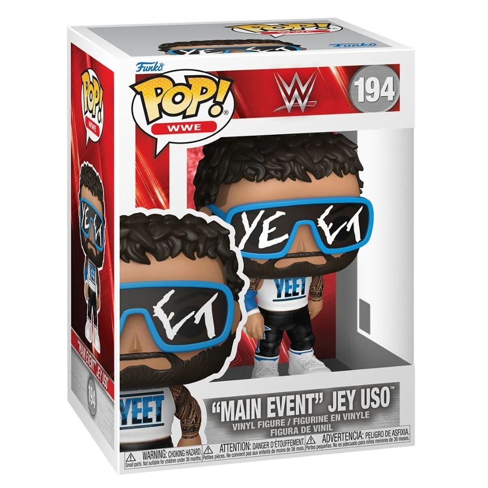 WWE - Main Event Jey USO Pop! Vinyl - Image 2