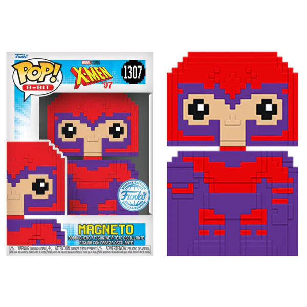 X-Men 1997 - Magneto 8-Bit US Exclusive Pop! Vinyl - Image 3