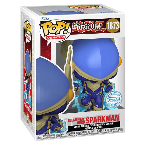 Yu-Gi-Oh! - Elemental Hero Sparkman US Exclusive Pop! Vinyl - Image 2